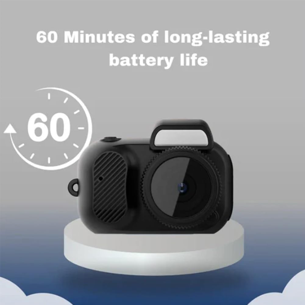 Keychain Camera, World's Smallest 1080P Hd Mini Camera llavero,Keychain Photo/Video Camera, Retro Portable Mini,100 Mins Battery Life, for Students, Kids (128)