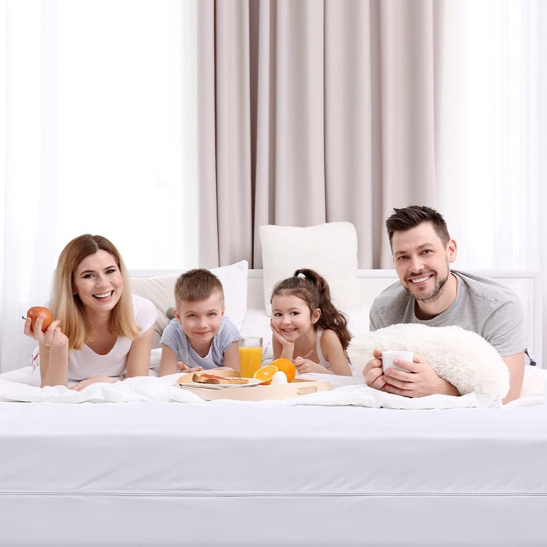 Utopia Bedding Zippered Mattress Encasement Full Size (Pack of 2), 100% Waterproof, Dust Mite and Bed Bug Proof Mattress Protector, Absorbent 6-Sided Mattress Cover