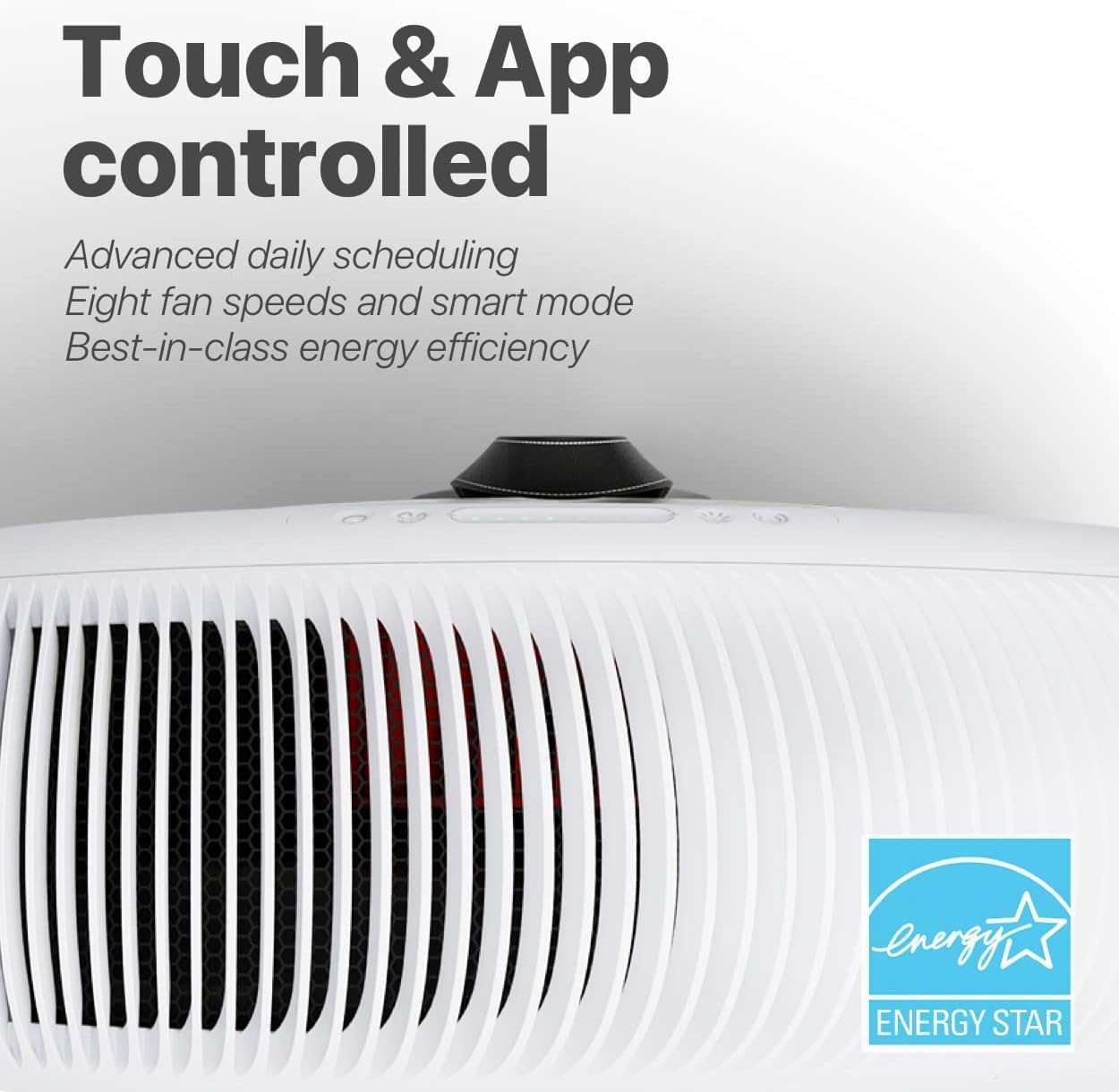 IQAir Atem X - 3Pack - Smart Air Purifier for Large Room up to 4950 sq. ft., WiFi App Control, HyperHEPA Filters Viruses, Bacteria, Allergies, Asthma, Mold, Pets, Dust, Odor; Made in Germany