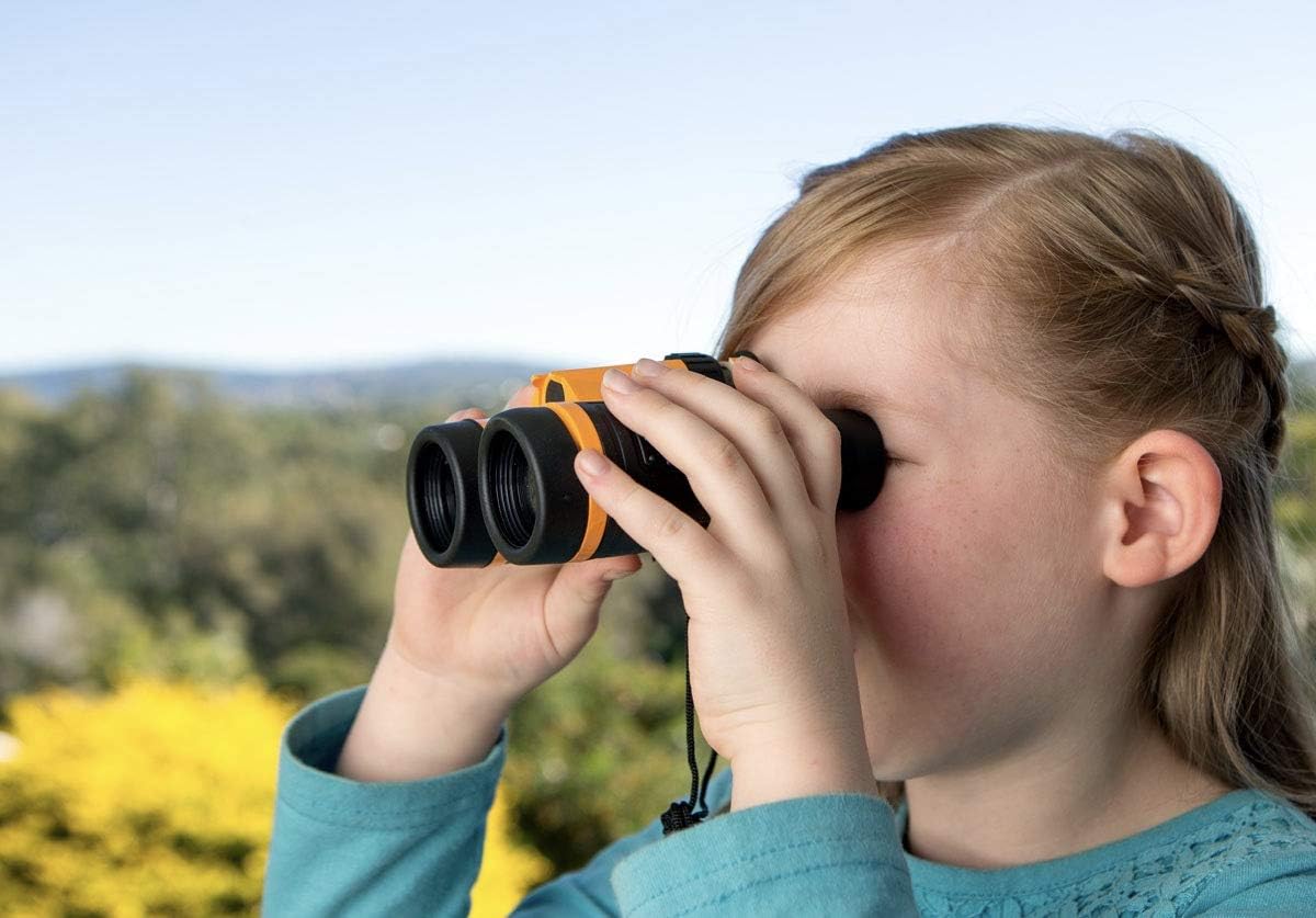 Adventure Kidz Outdoor Exploration Kit, Childrenās Binoculars, Flashlight, Compass, Fox Whistle, Magnifying Glass, Backpack. Great Gift Set for STEM, Pretend Play, Ages 3+ Boys Girls