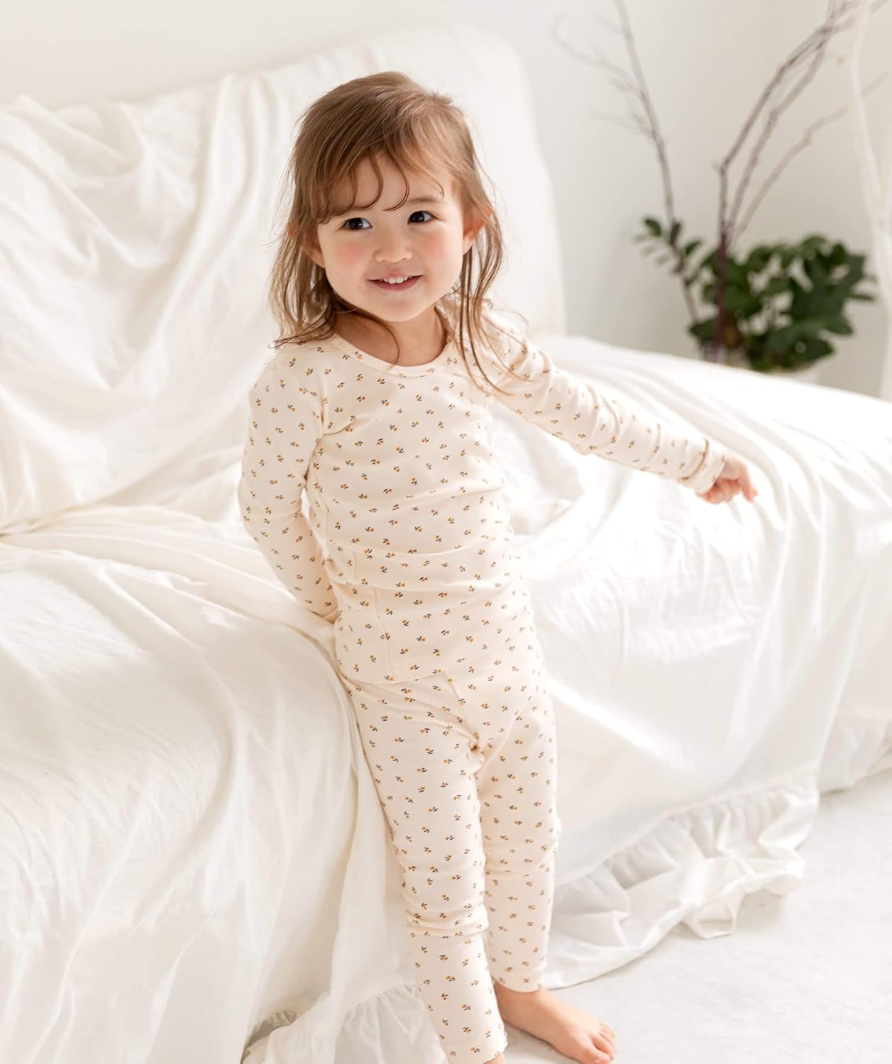 AVAUMA Baby Boys Girls Pajama Set 6M-7T Kids Cute Toddler Snug fit Pattern Design Pjs Cotton Sleepwear
