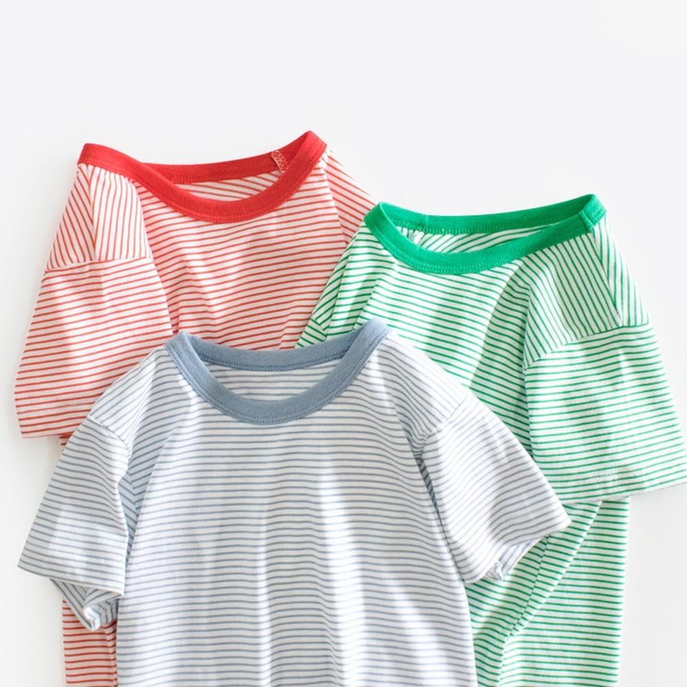 Boys' 4-Pack Excavator Short Sleeve Crewneck T-Shirts Top Tee Size 2-7 Years Toddler Boys' Value Pack Cotton T-Shirt
