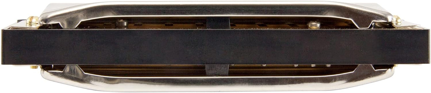 Hohner Special 20 Harmonica - Key of F Sharp Bundle with Case, Pouch, Online Manual, and Austin Bazaar Polishing Cloth