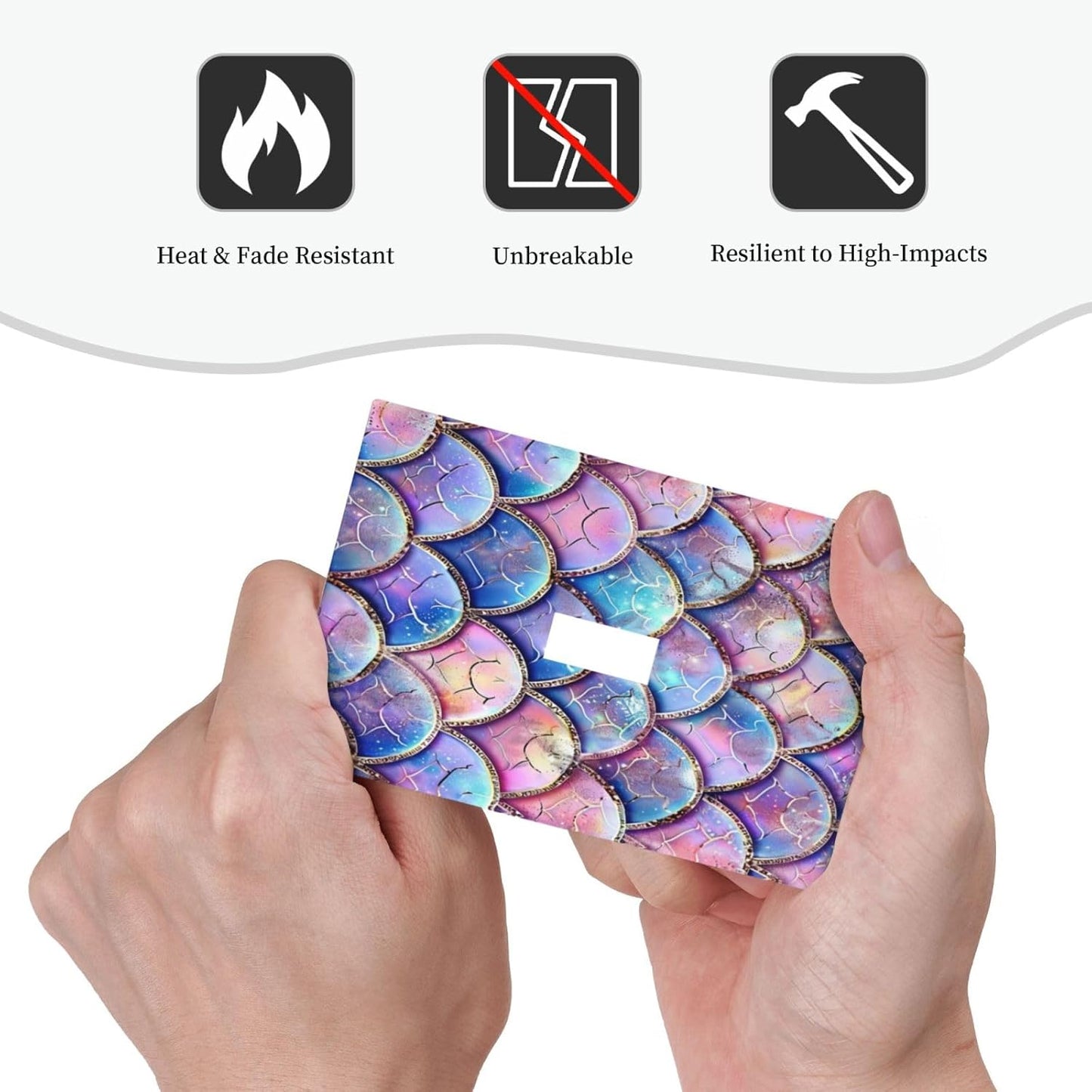 Decorative Switch Covers Plate Cute Pink Purple Mermaid Scales 1 Gang Wall Plate Unique Single Toggle Wall Cover Plate Jumbo Electrical Light Switch Plate Faceplate for Bedroom Home Decor
