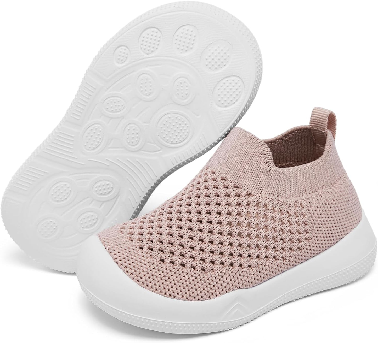 Engtoy Baby Shoes & Socks - Non-Slip Breathable Slippers with Soft Rubber Sole - Baby Boys & Girls Slip On Sneakers
