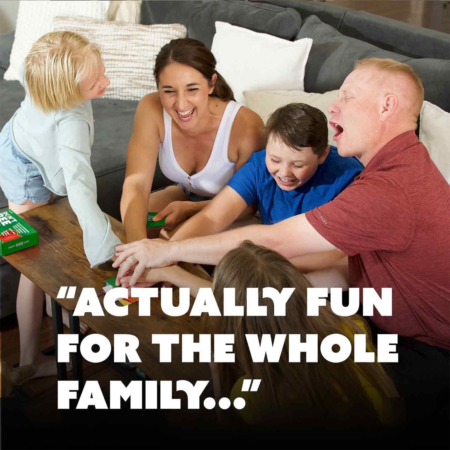 QUOKKA Family Food Games for Kids and Adults - Fast & Fun Slap Card Game for 2-6 Players Easy to Learn - Hilarious Brain-Blending Board Games for Family Night Ages 8+
