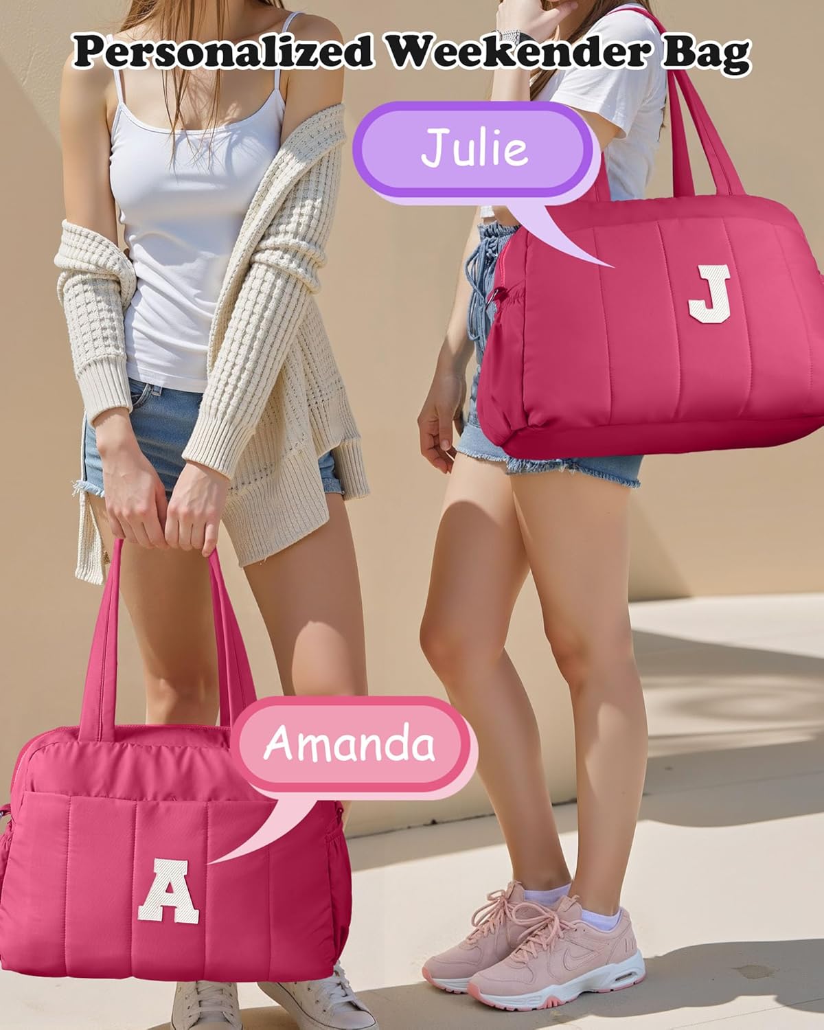 Dance Bag, Kid Weekender Bags,10 Year Old Girl Birthday Gifts-Girl Overnight Bag with Wet Pocket,Lightweight Travel Tote Personalized Cheer Bags with Makeup Pouch
