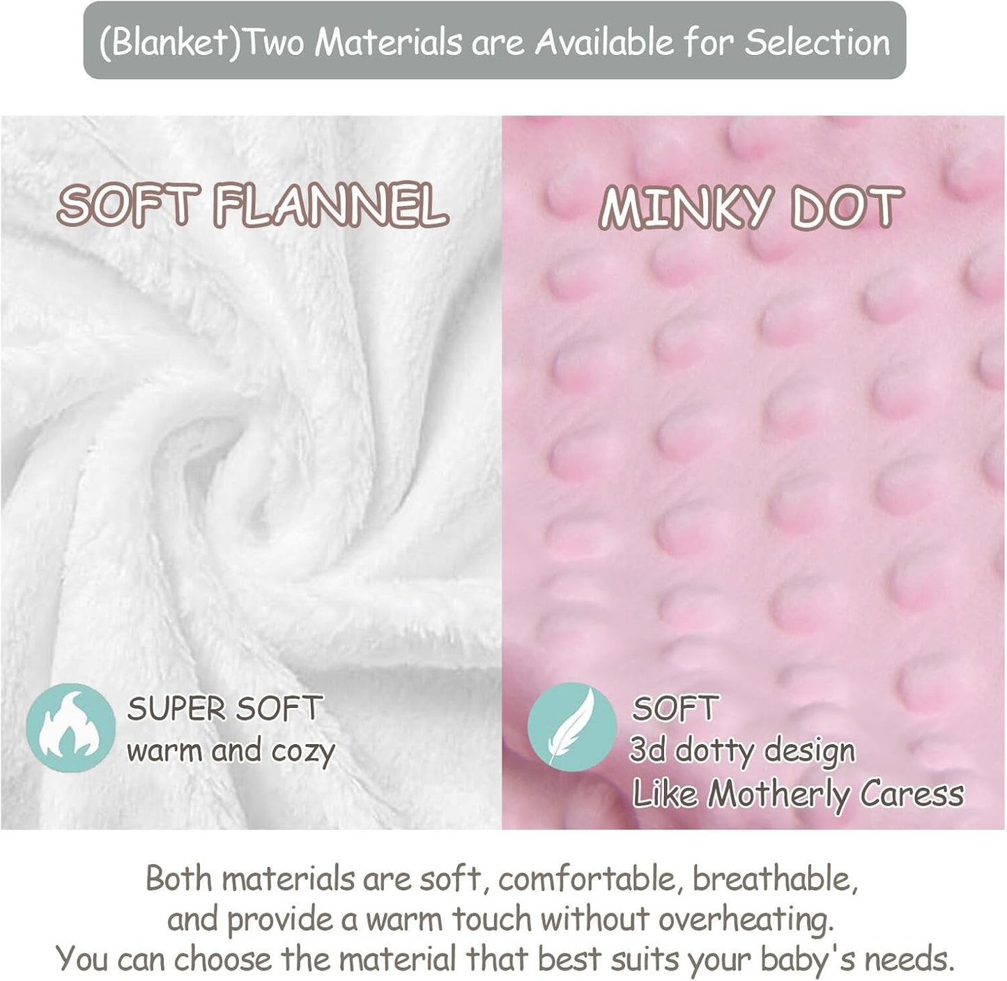 Personalized Baby Girl Crib Bedding Set – Custom Name Bow Pink 3-Piece Nursery Set with Soft Flannel Blanket, Fitted Sheet & Pillowcase – Infant & Toddler Bedding Gift