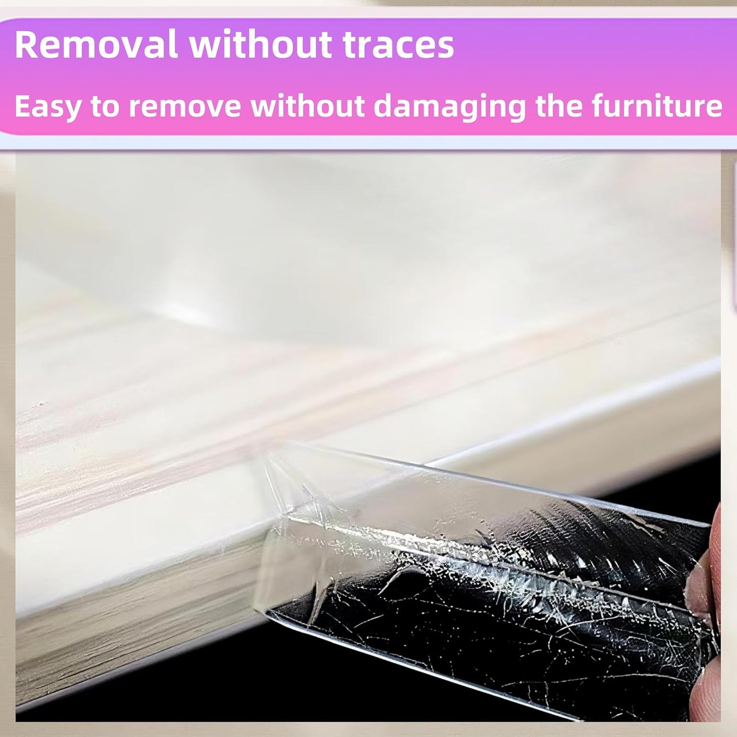 Clear Self Adhesive Edge,1.18in widthx78.8in Length,Door Edge Guard,Adhesive Edge Protector,Cabinet Door Protector Edge Guard,Clear Corner Protectors for Furniture(thk: 2mm)