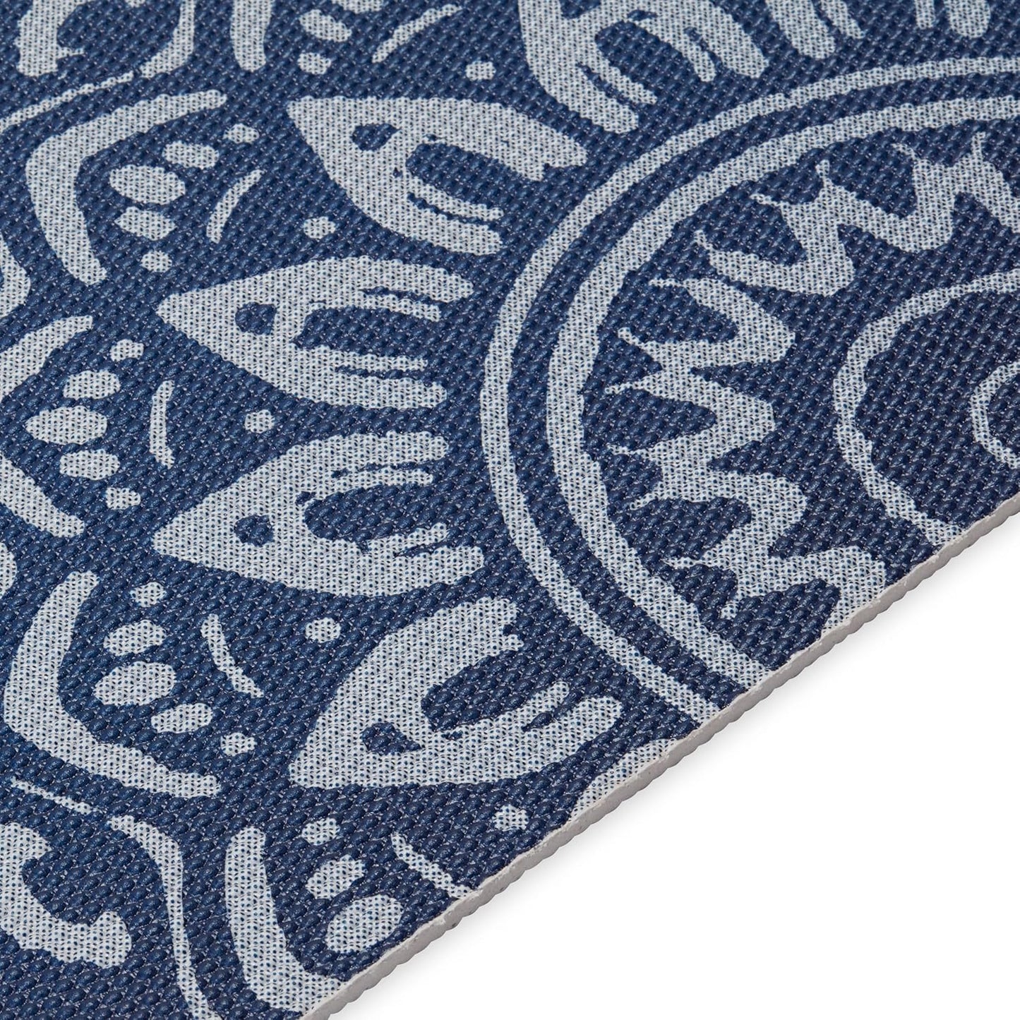 Gaiam Yoga Mat - Premium 6mm Print Extra Thick Non Slip Exercise & Fitness Mat for All Types of Yoga, Pilates & Floor Workouts (68"L x 24"W x 6mm Thick)