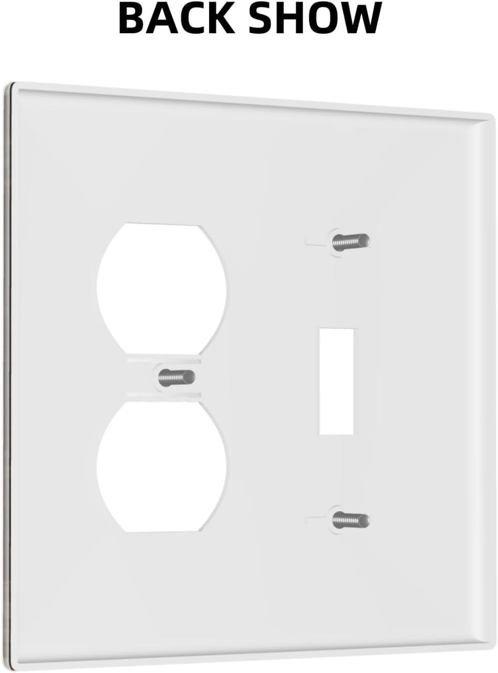 Rustic Brown Wood Grain Dark Oak Wallplates 1 Toggle 1 Duplex Switch Plate Electrical GFCI Faceplate Decorative Light Switch Covers for Farmhouse Home Decor