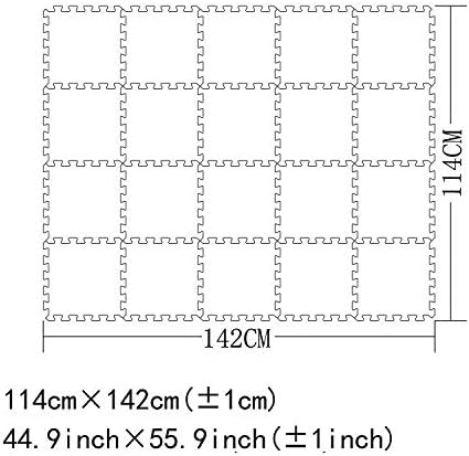 YIMINYUER® 20 Tiles (30cm×30cm×1cm Each Tile) Baby Soft Puzzle Play Mats, Kids Thick EVA Foam Floor, Toddlers & Children's Soft Interlocking Mat R06G301020