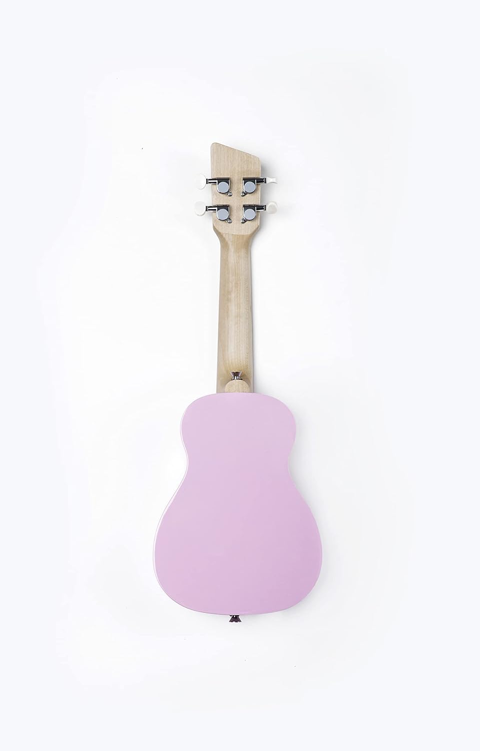 Loog Wood Soprano Ukulele for Kids & Beginners, App & Lessons, All Ages (Pink)