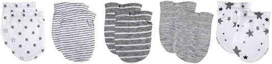 Unisex Baby Cotton Scratch Mittens For Newborn Baby Boys Girls Mittens Accessory 0-6 Months