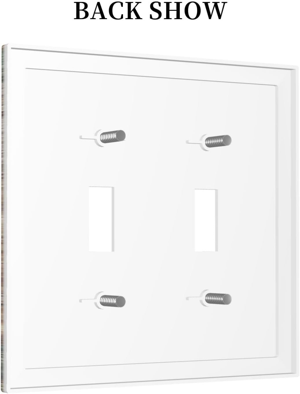 Decorative Switch Plates Rustic Wood Country Barn Texas Star On Teal 2 Gang Double Toggle Outlet Light Switch Cover Wall Plate Electrical Faceplate For Farmhouse Cabin Decor