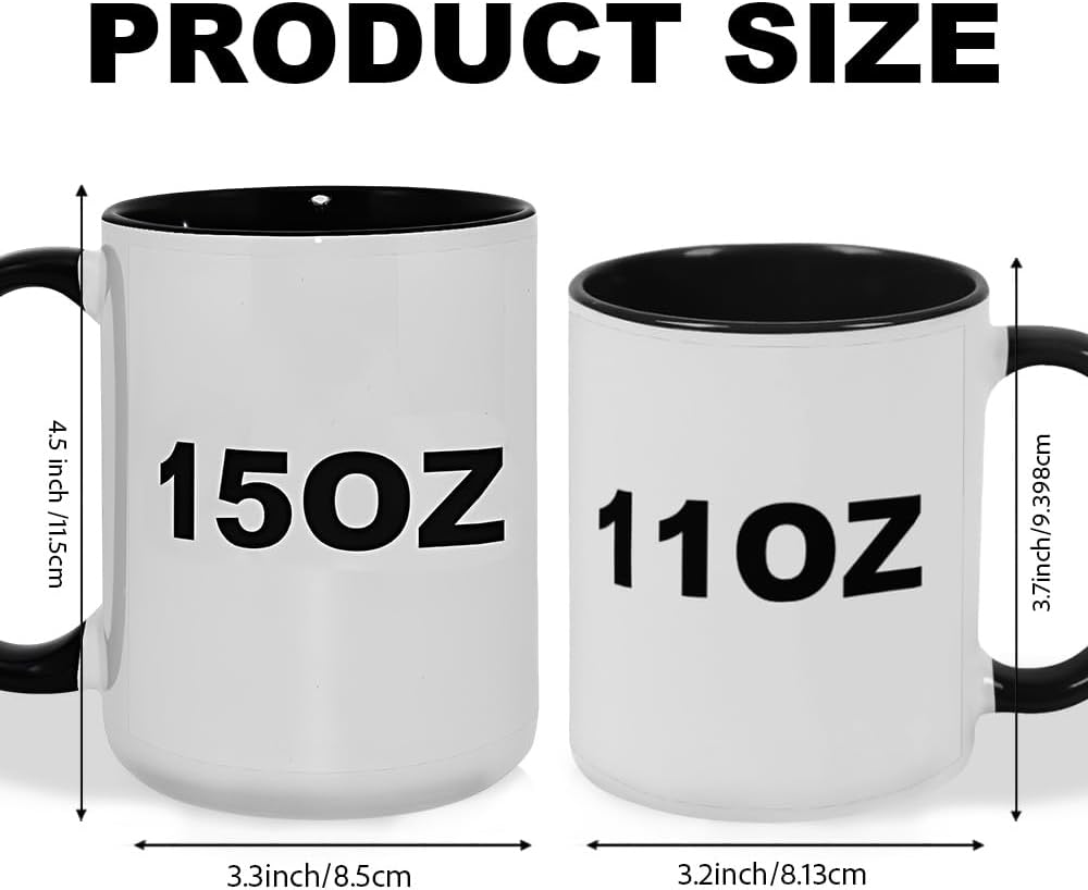 Custom Mug, Customized Photo Coffee Mug, Personalized 11 Oz Ceramic Mug with Text Logo Photo, Taza Personalizadas for Men Women