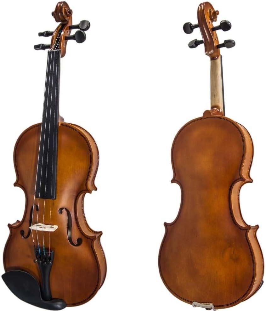 Paititi 1/4 Size Artist-100 Student Violin Starter Kit with Brazilwood Bow Lightweight Case, Shoulder Rest, Extra Strings and Rosin
