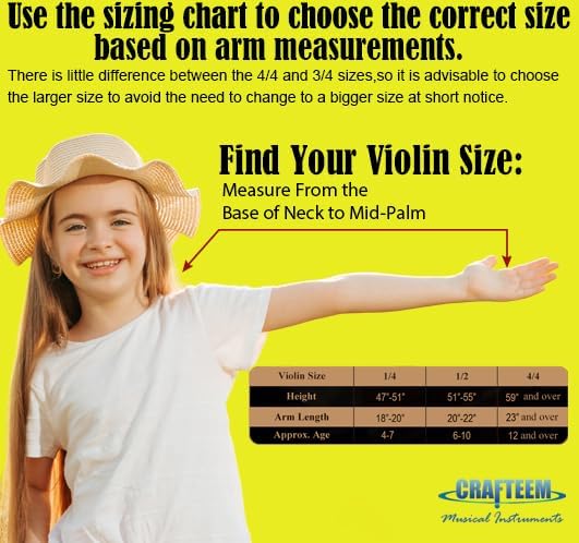 4/4 Full Size Fiddle Blue Colored Premium Violin Outfit for Beginners Adults Kids With 5 Color Fingering Tape- Handcrafted Student Beginner Violin.(Blue, 4/4 Full)