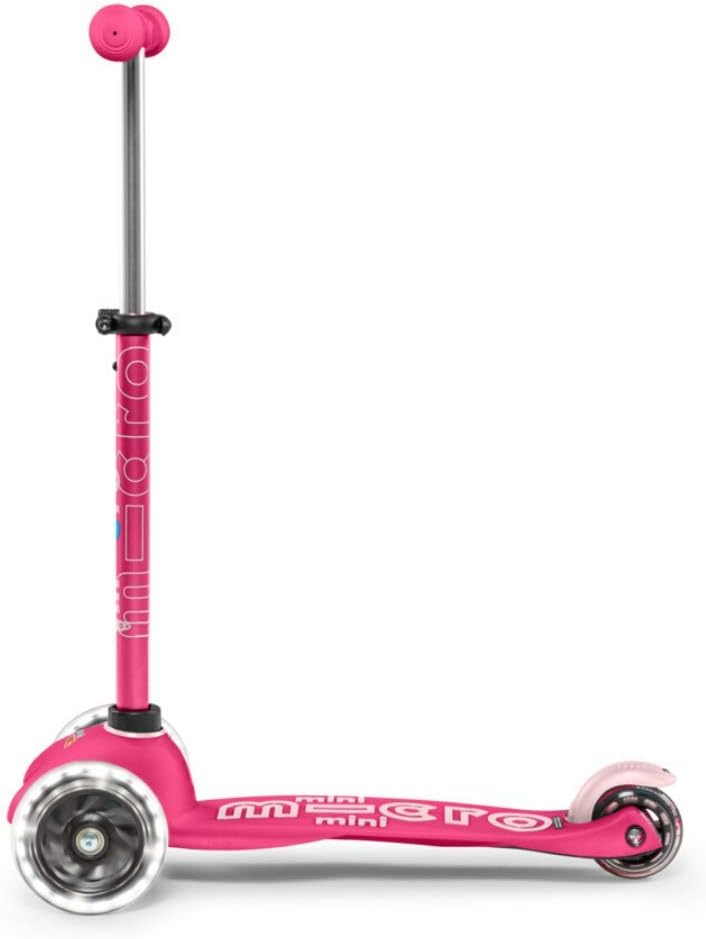 Micro Kickboard Mini Deluxe LED Three-Wheeled Lean-to-Steer Swiss-Designed Micro Scooter