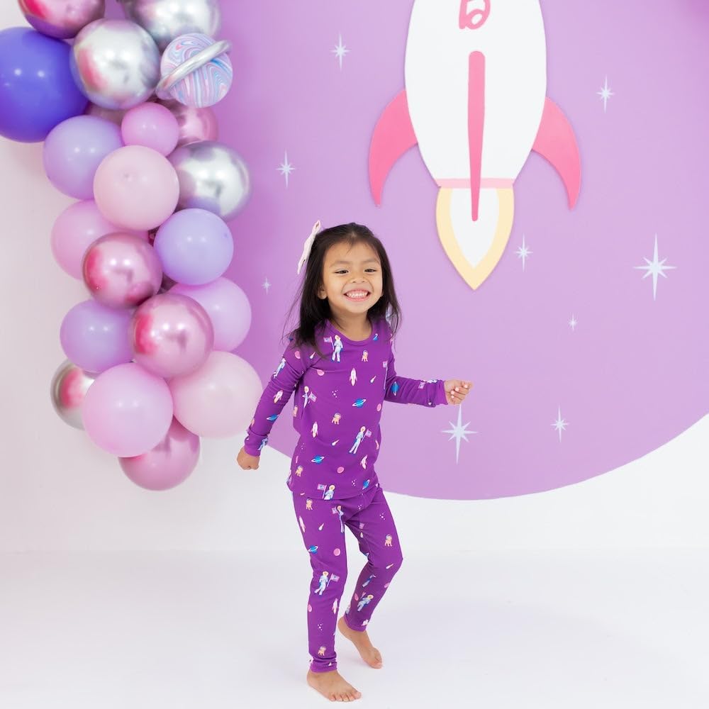 KYTE BABY Toddler Pajama Set - Pjs for Toddlers Made of Soft Bamboo Rayon Material