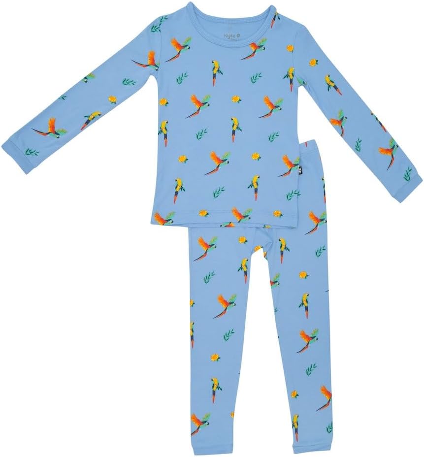 KYTE BABY Toddler Pajama Set - Pjs for Toddlers Made of Soft Bamboo Rayon Material