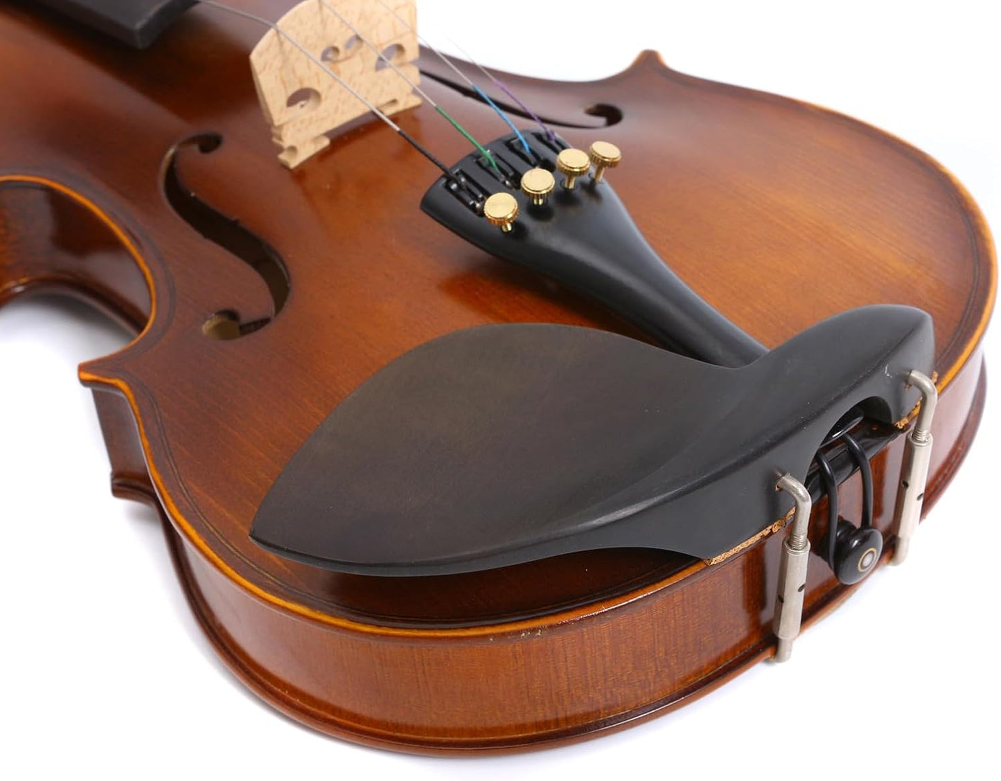 Violin 1/2 size Beginner Violin kit for Kids &Students Spruce Top Maple Back Side Starter Violin with Case,Bow,Rosin,Tuner,Shoulder Rest and Extra Strings
