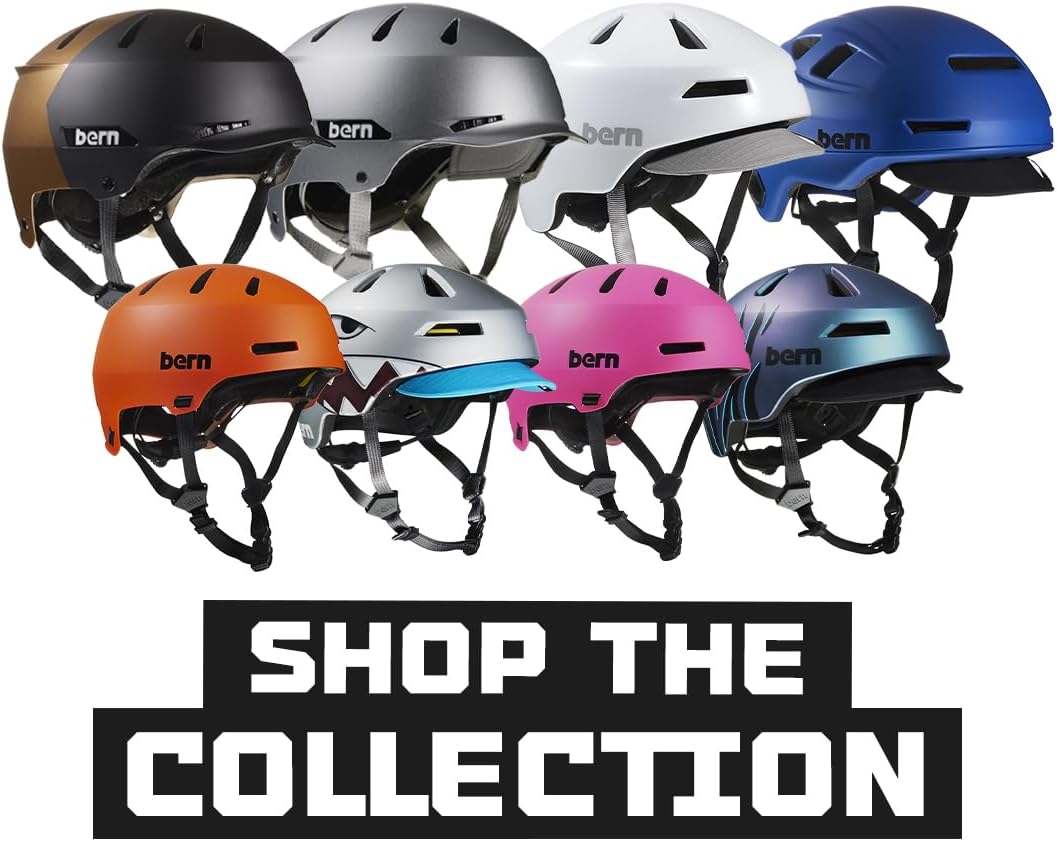 Bern Nino Bike Helmet for Kids, Ages 3-12, Flip Visor, Adjustable fit, Lightweight, CPSC Safety Certified