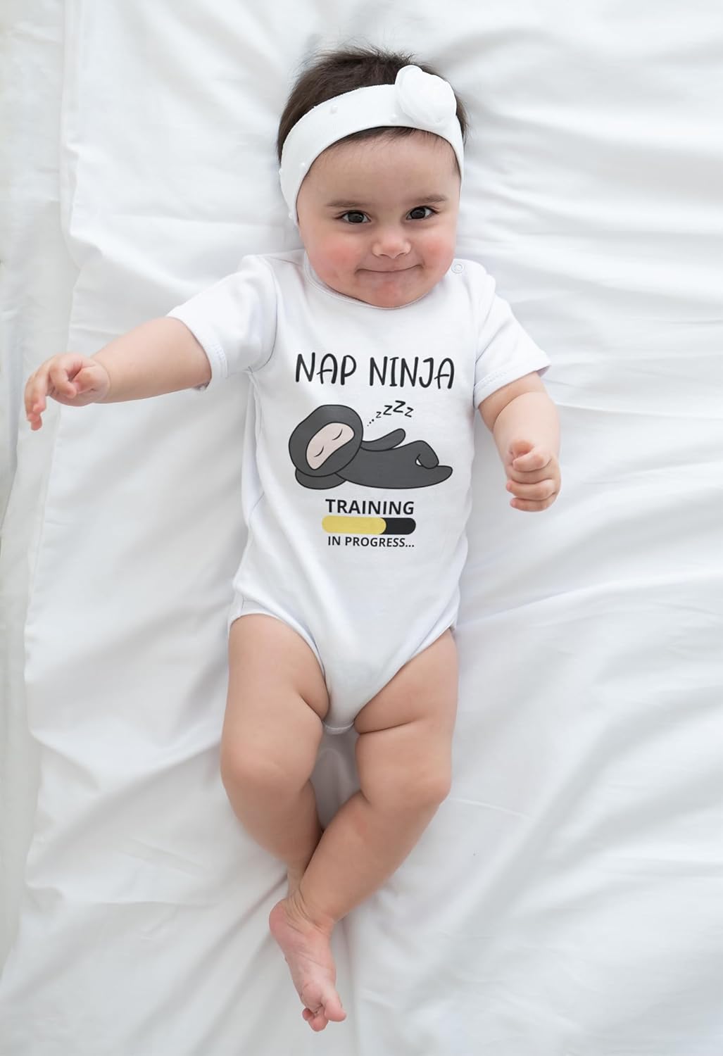 Infant Short Sleeve Baby Bodysuit for Sensitive Skin | Eczema-Friendly Newborn Clothing for Boys or Girls