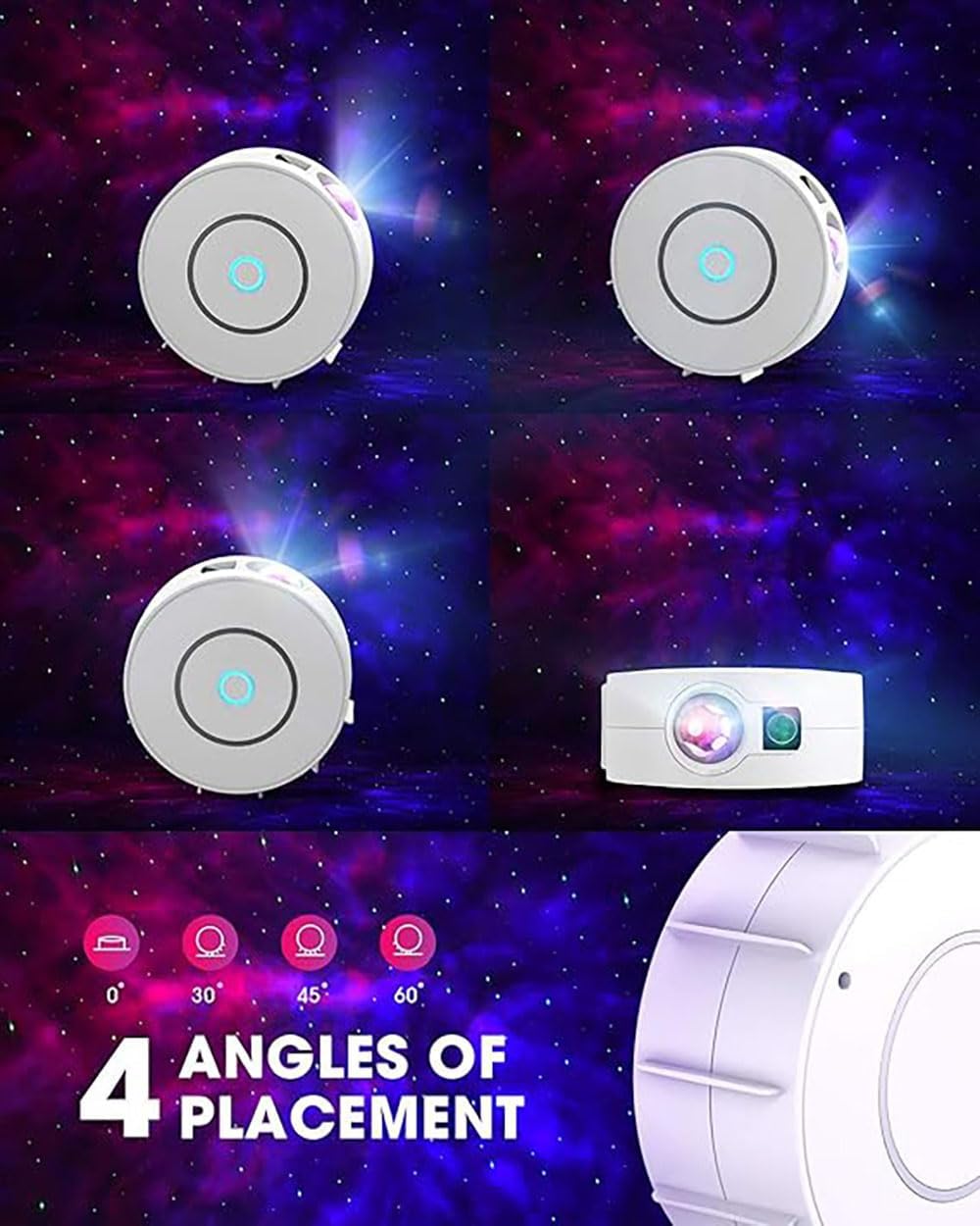 Galaxy Projector for Bedroom, Star Projector,Smart APP Control Memory Setting, Compatible with Alexa & Google Home, for Kids Adults Bedroom,Room Decor,Game Room,Party (Green Star+Remote)