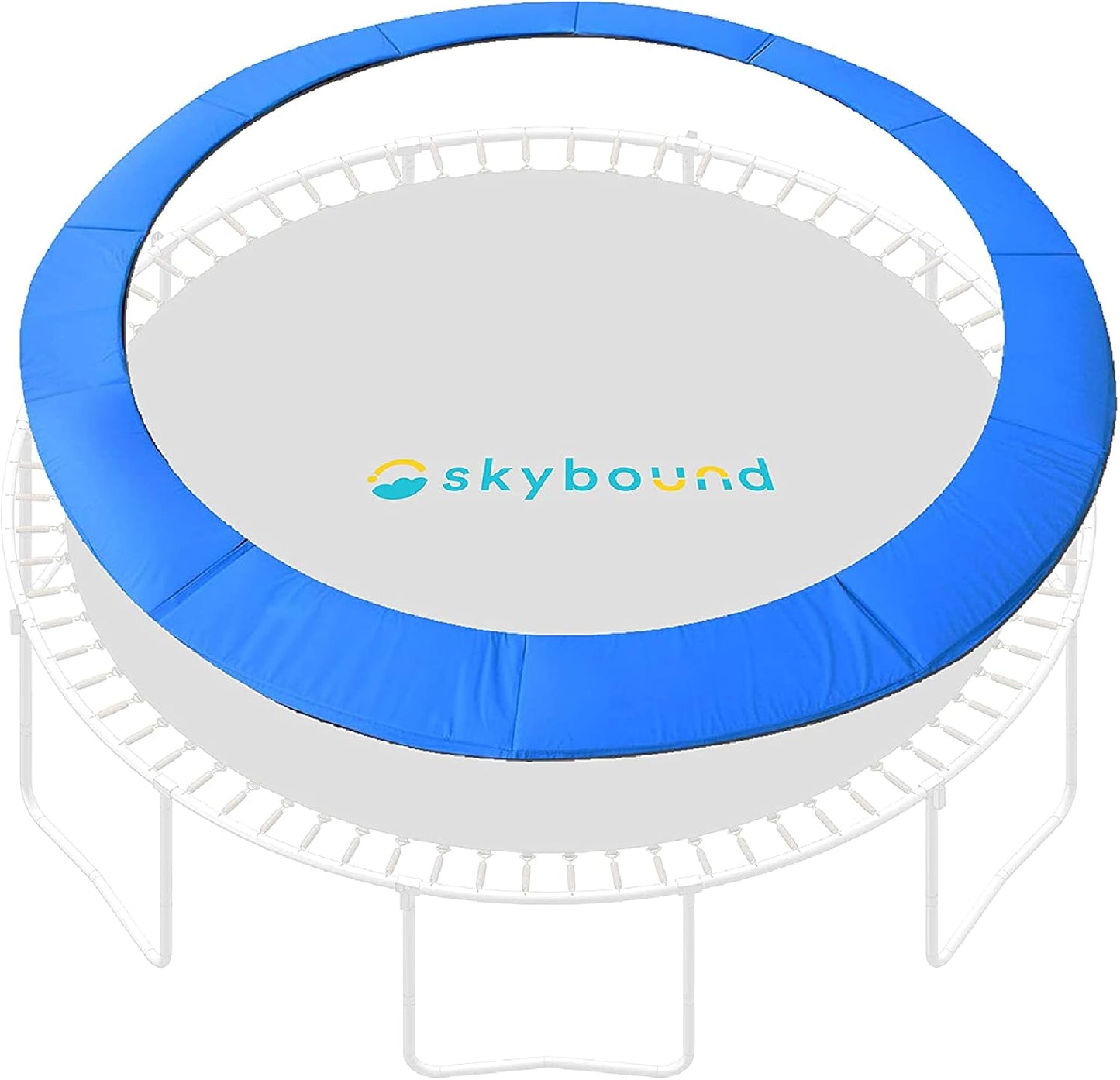 SkyBound Universal Replacement Trampoline Safety Pad - Spring Cover Fits 8ft 10ft 12ft 14ft 15ft Frames - Comfortable, Long Lasting, and Water-Resistant