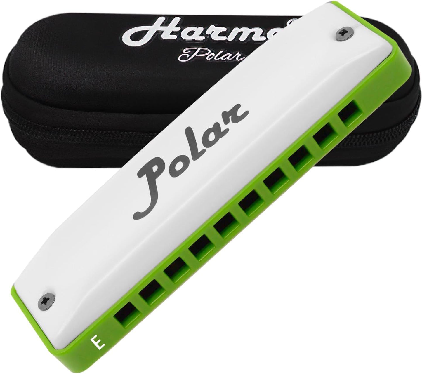 Polar Diatonic Melody Tuned Harmo Harmonica Key of E - Special Tuning for Easy Melodies in Cross Harp, 2 Octaves Without Bends, Loud & Responsive with Smooth Edges - USA-Checked