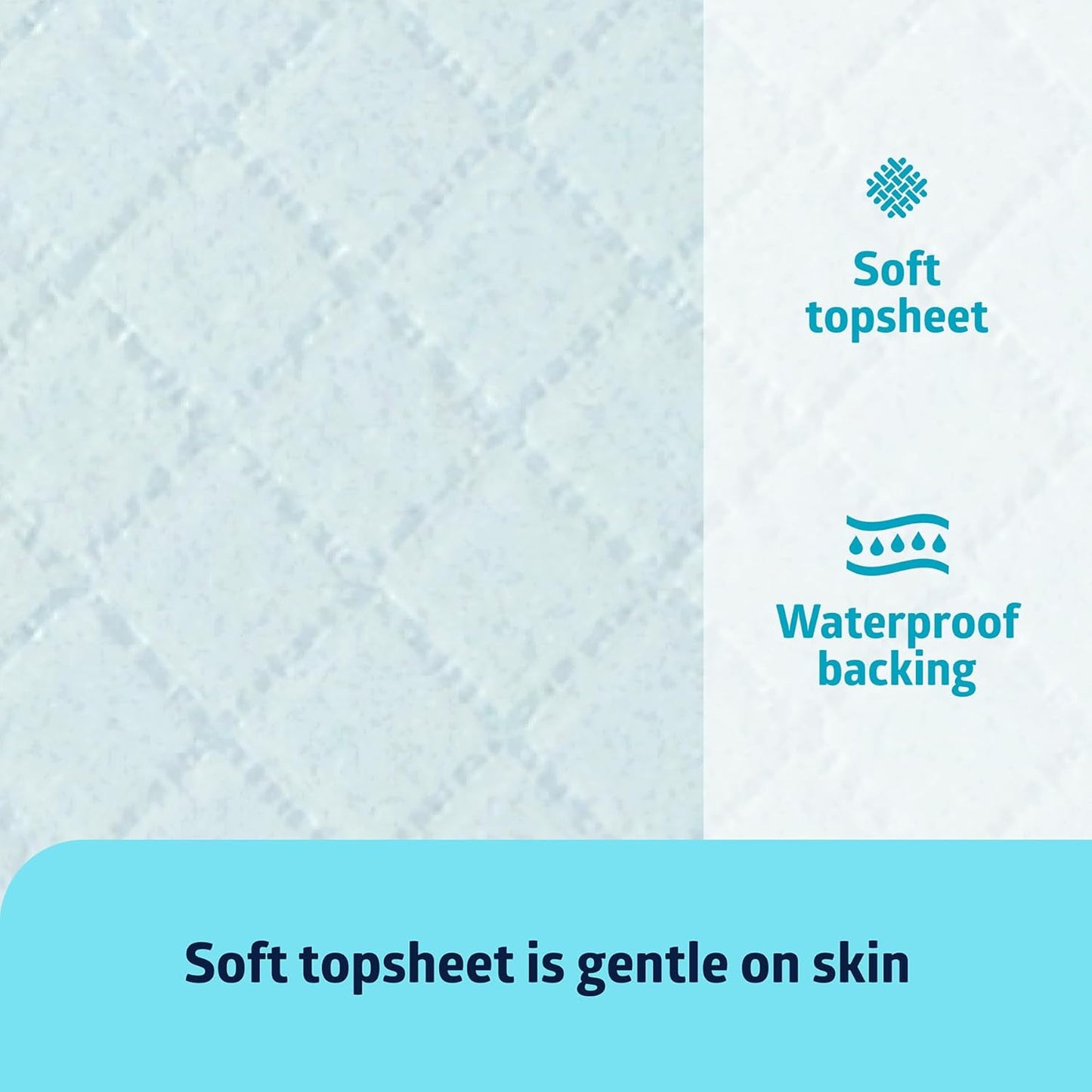 Medline Chucks Pads, Disposable Changing Pads for Baby, 17x24, 300 Count, Chucks Pads, Pee Pads, Disposable Underpads for Incontinence, Diaper Pads, Pee Pads for Babies