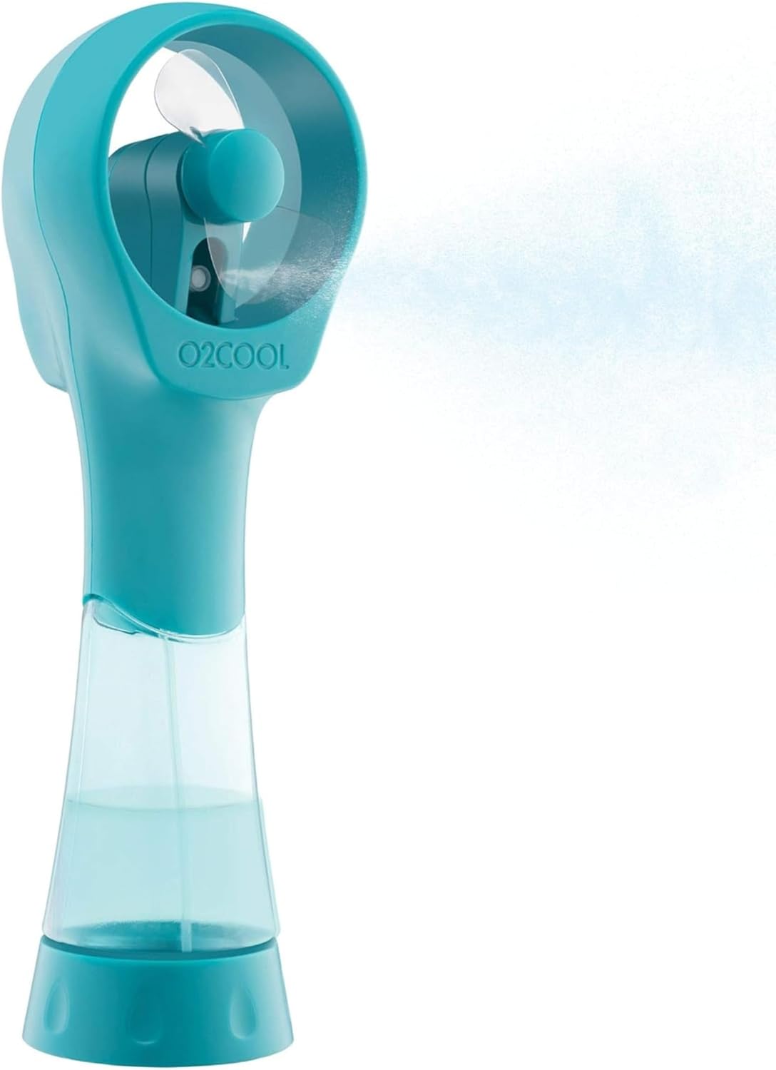 O2COOL Elite Battery Powered Handheld Water Misting Fan (Teal)