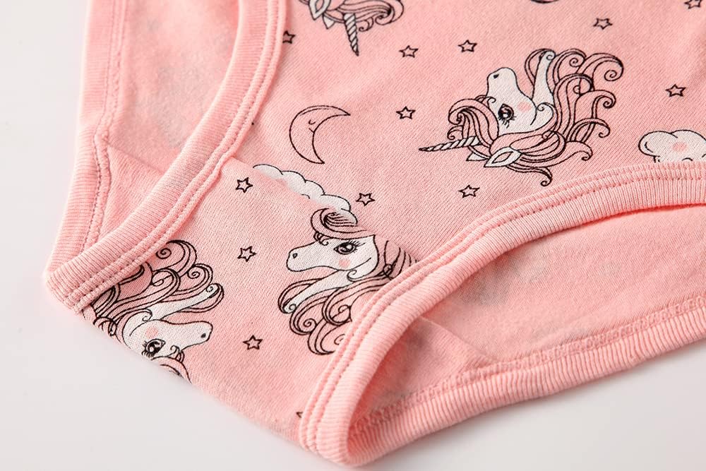 Barara King Little Girls' Soft Cotton Underwear Toddler Undies Kids panties