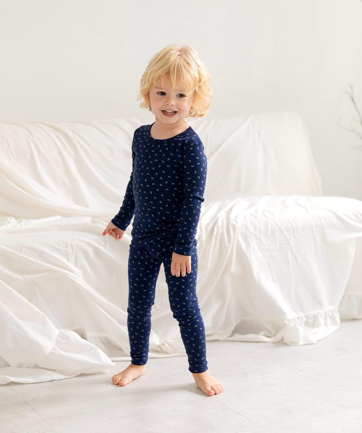 AVAUMA Baby Boys Girls Pajama Set 6M-7T Kids Cute Toddler Snug fit Pattern Design Pjs Cotton Sleepwear