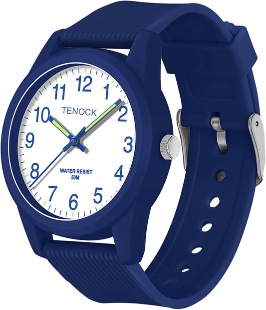Kids Analog Watches for Girls Boys Watches with Soft Band Learning Time 50M Waterproof Children Watch Easy to Read for Ages 4-12 Kids Gift