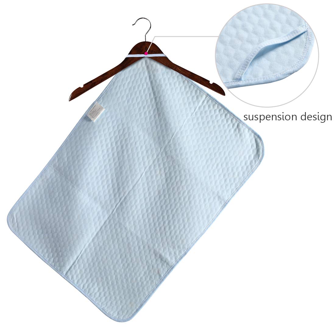 MBJERRY Waterproof Changing Pads Portable - Breathable Leak Proof Mattress Pad Protector Baby Changing Mat for Toddler, Kids Pack of 3 (M (27.5 x 19.7 Inch))