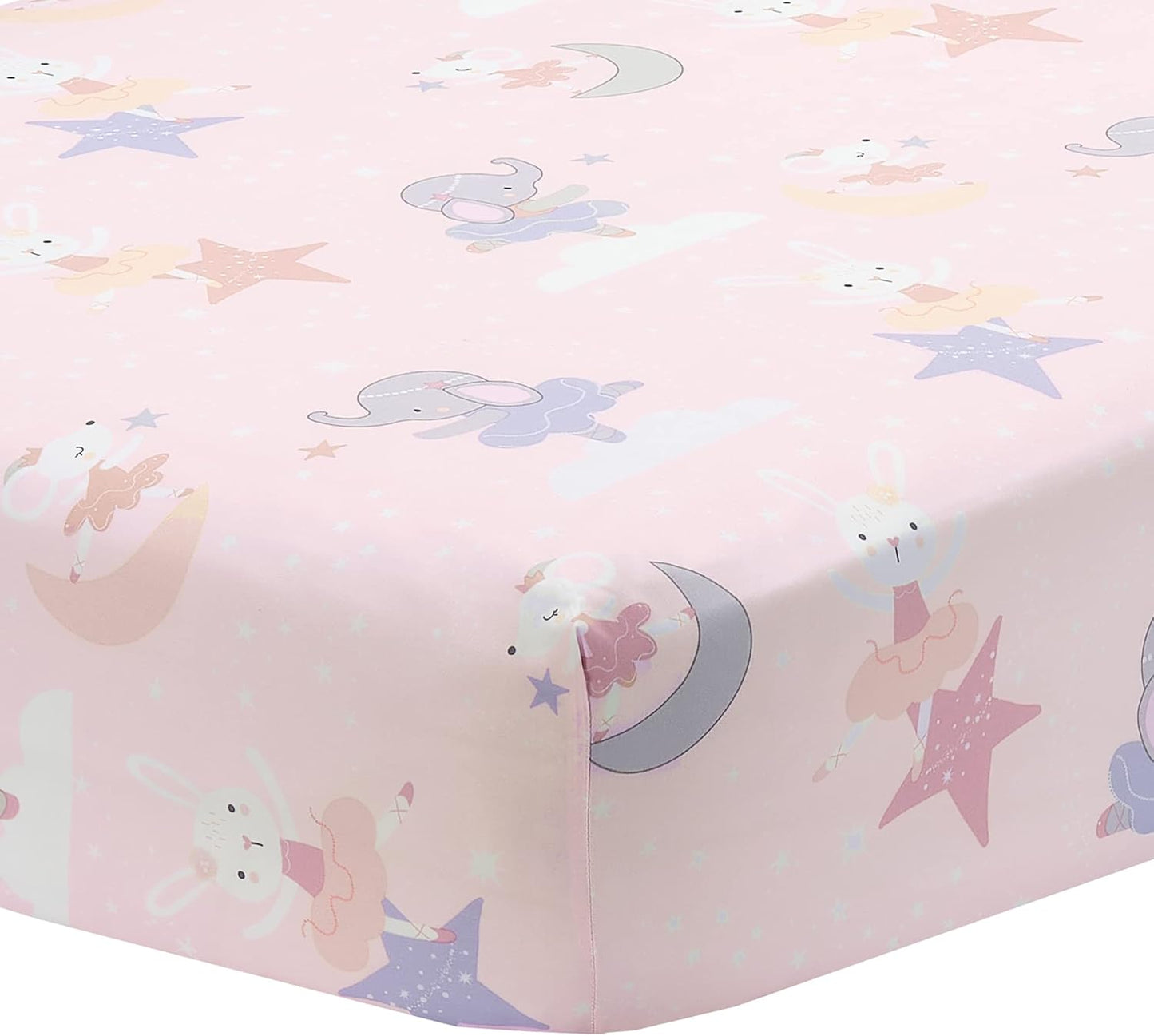 Bedtime Originals Tiny Dancer 3-Piece Ballet Baby Crib Bedding Set - Elephant