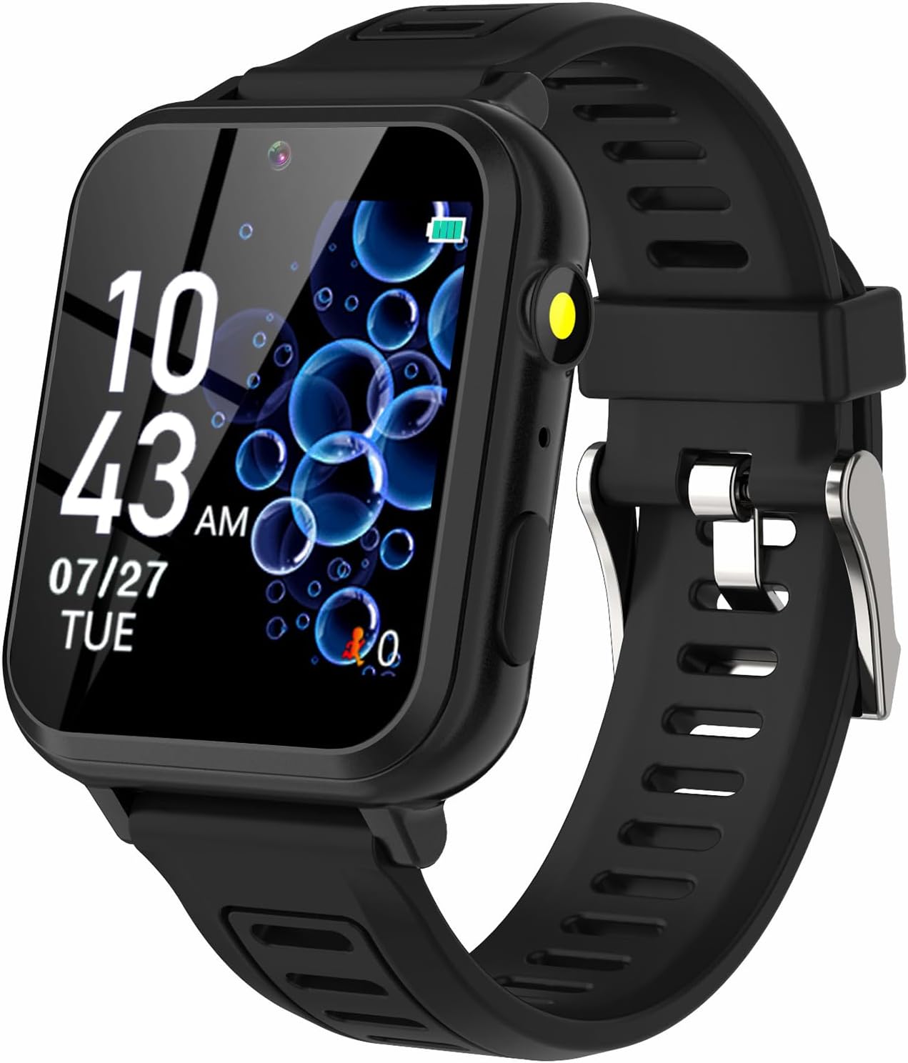 Smart Watch for Kids with 24 Games, HD Touch Screen, Video Camera, Music Player, Pedometer, Flashlight, Alarm Clock - 12/24 hr Kids Watches for Boys & Girls Aged 5-12