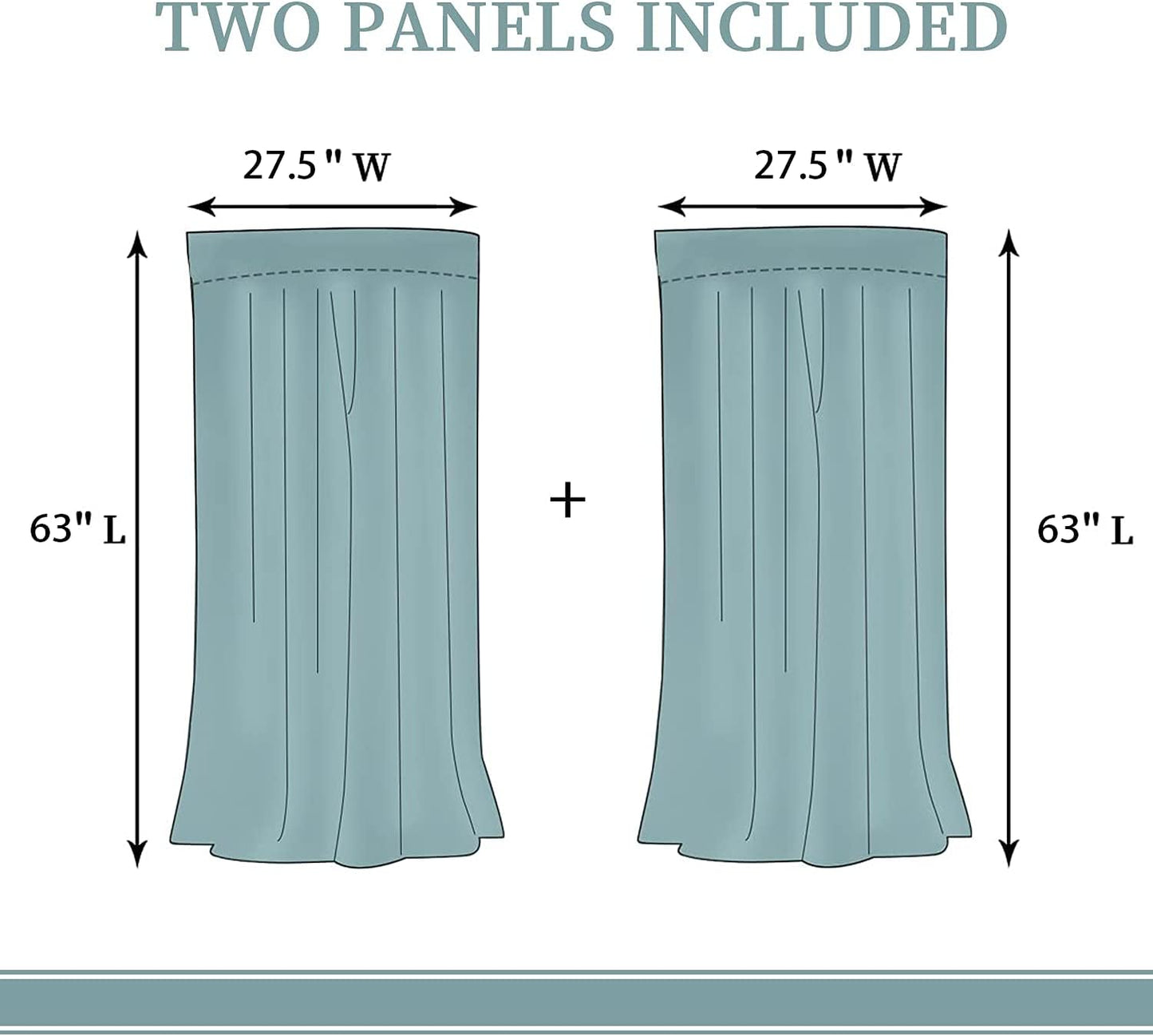 City Rod Pocket Blackout Curtains for Boy Girl Bedroom, Pop Art Style New York Cityscape Thermal Insulated Home Window Drapes for Living Room Darkening, 55x63 inch