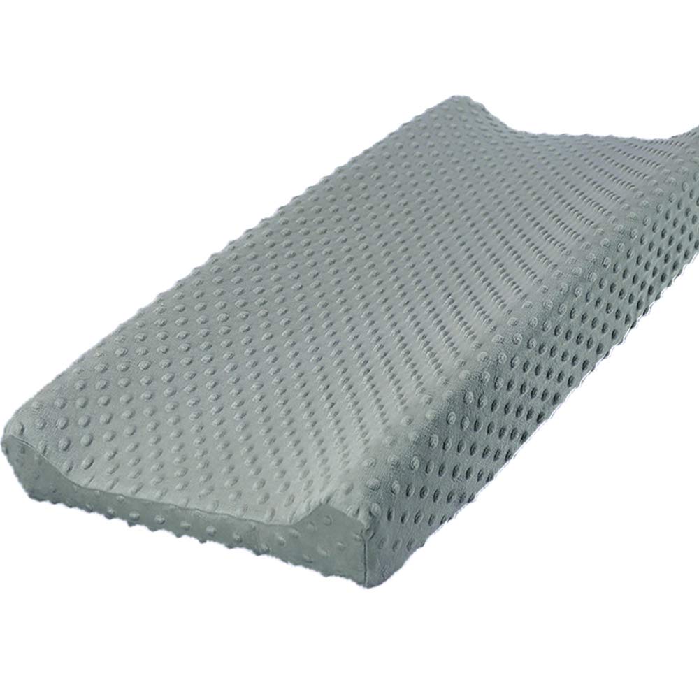Owlowla Changing Pad Cover, Soft Minky Dots Changing Table Sheets for Baby Boy and Girl(Gray)