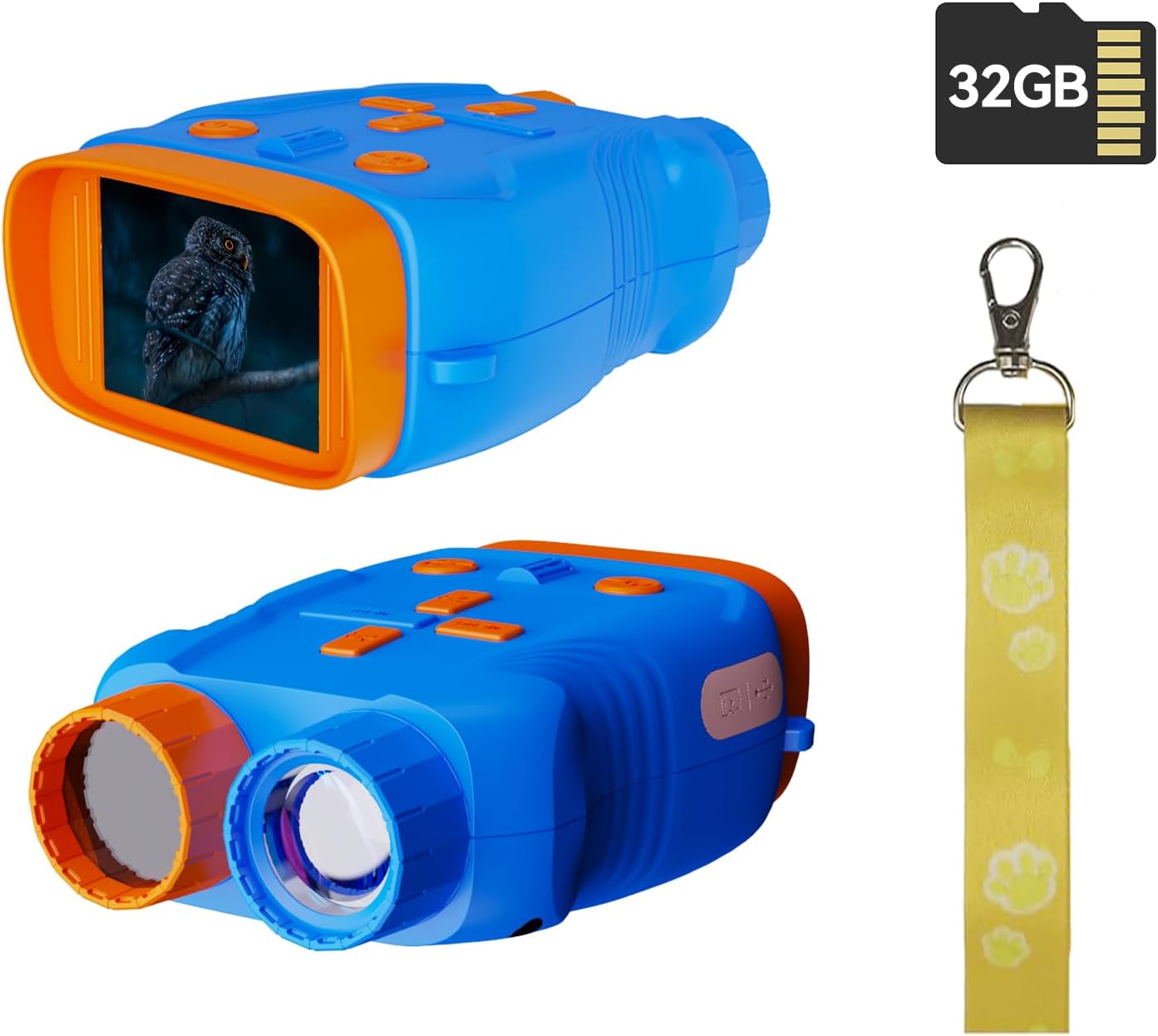 Night Vision Goggles for Kids Gifts with 32GB Card,Birthday Ideas Present 5X Zoom Kids Camera Night Vision Binoculars