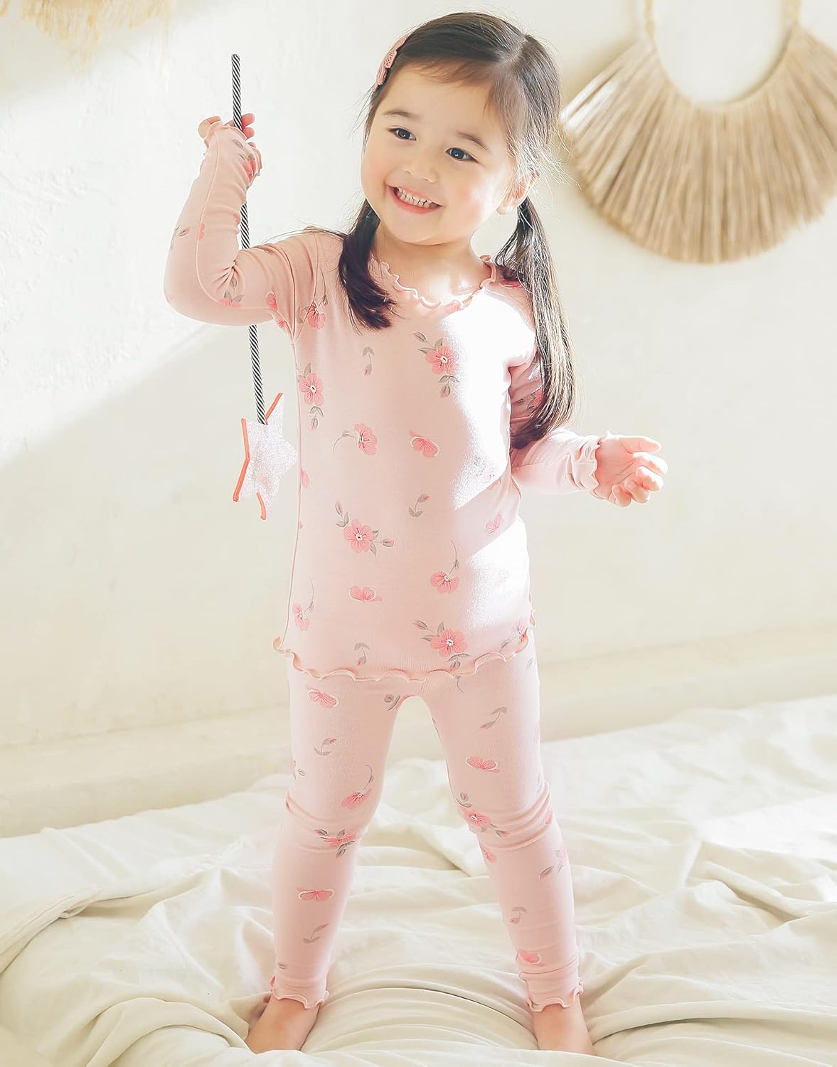 VAENAIT BABY 6M-12Y Kids Unisex Girls & Boys Soft Comfy Modal Tencel Sleepwear Pajamas 2pcs or 4pcs Set