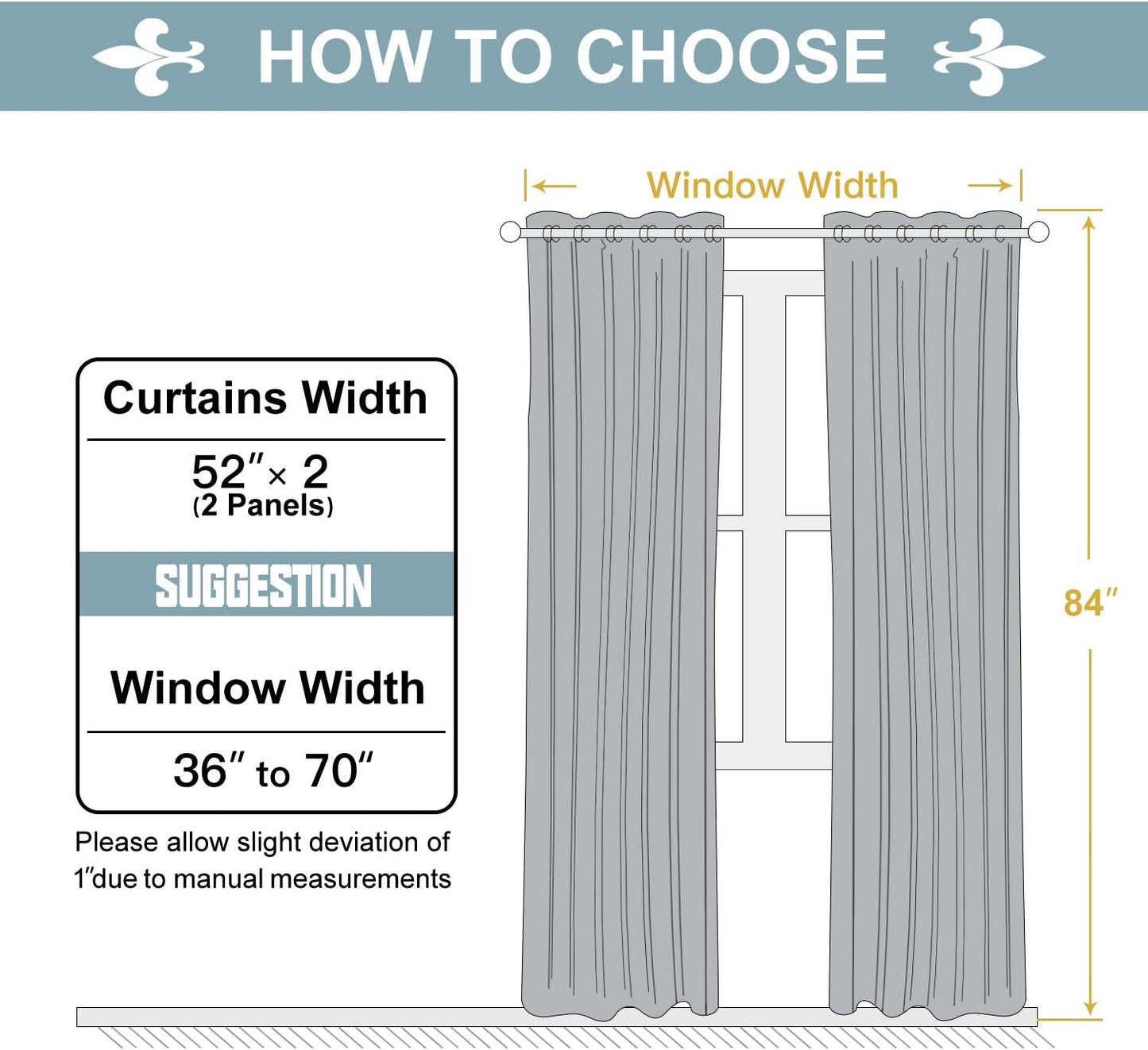 ChrisDowa Grommet Blackout Curtains for Bedroom and Living Room - 2 Panels Set Thermal Insulated Room Darkening Curtains (Royal Purple, 52W x 84L)