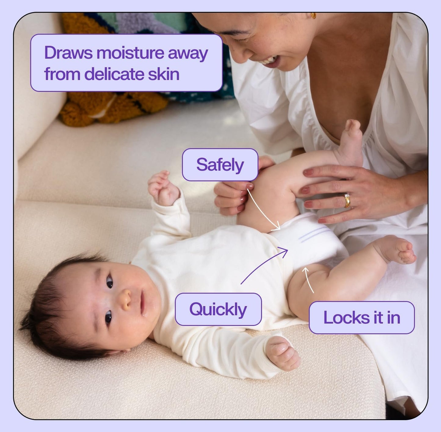 Freestyle Diapers – (Size 3) Hyper Absorbent & Non-Toxic – Disposable Diapers for Sensitive Skin – Ultra Soft Diapers (16-28 lbs) – 168 Count