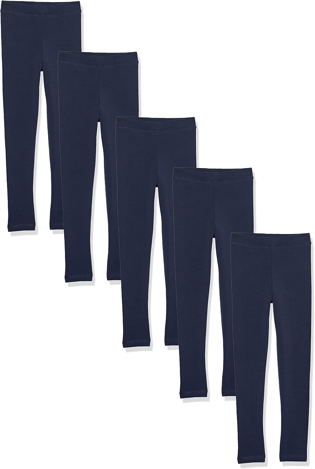 Amazon Essentials Girls and Toddlers' Leggings, Multipacks