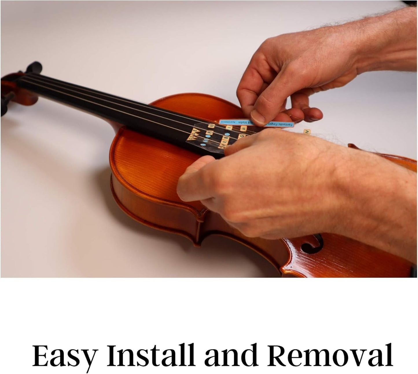 Fantastic Finger Guide for Violins Kids/Adult Beginner | Stringed Musical Instruments | Fingerboard and Fretboard Stickers for Learning All Notes | Play or Fiddle (1/2)