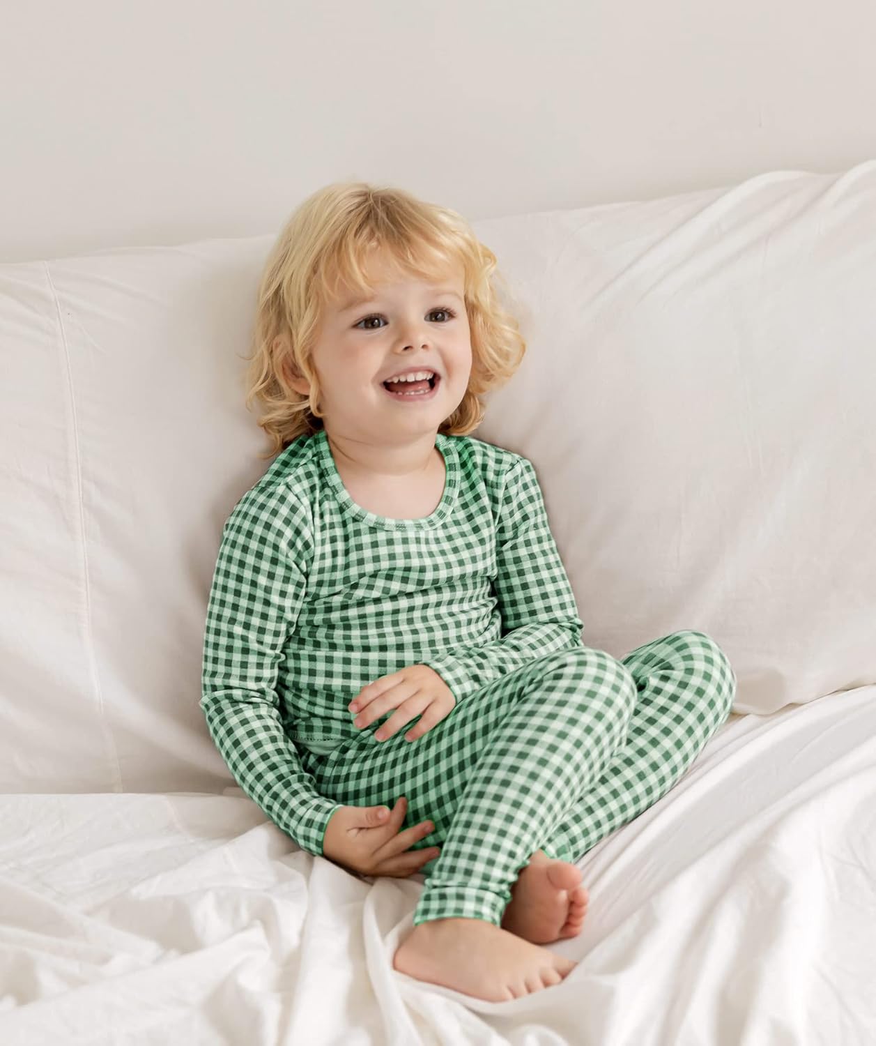AVAUMA Baby Boys Girls Pajama Set 6M-7T Kids Cute Toddler Snug fit Pattern Design Pjs Cotton Sleepwear