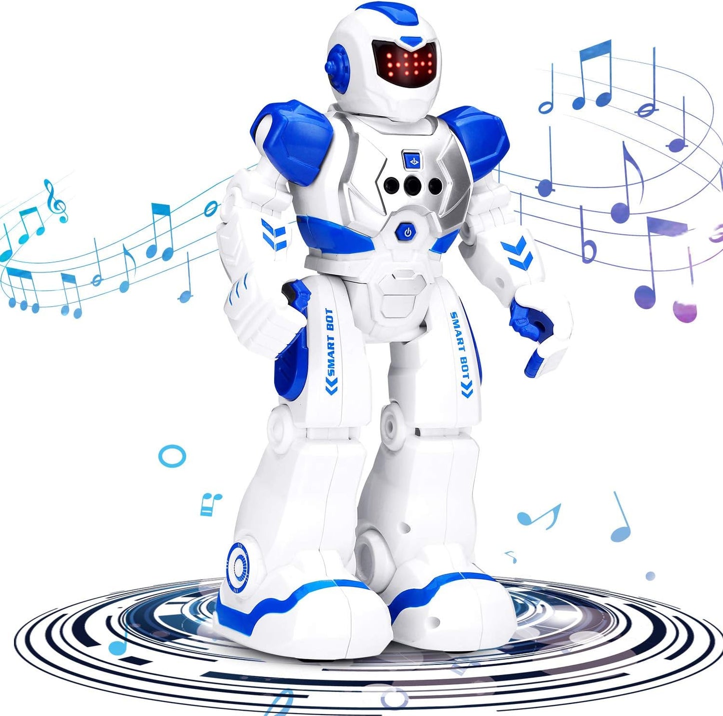 KingsDragon Robots Toy for Kids, RC Gesture Sensing Toy, Interactive Walking Singing Dancing Robot Birthday Presents for Boys Girls Age 6 7 8 9 Years Old