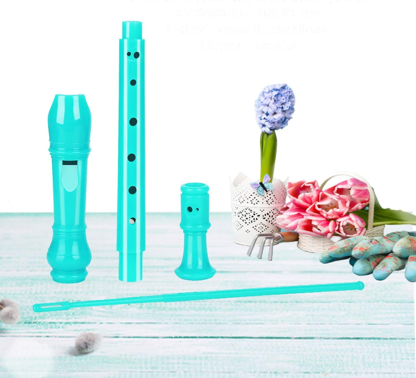 Descant Soprano Recorder Music Recorder Instrument for Kids Flute Kids Recorder with Cleaning Rod + Case Bag…